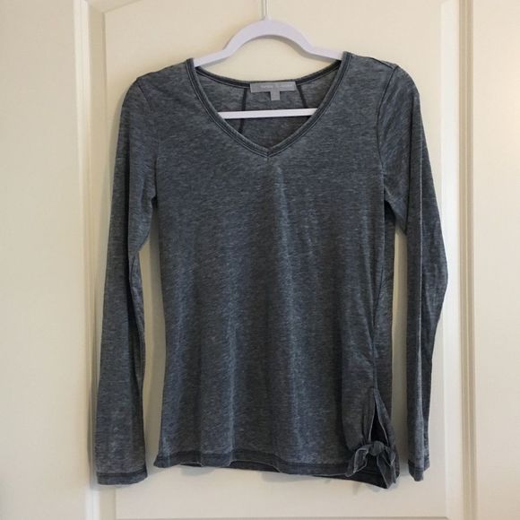 Nwot harmony Balance Tie-Front Tee - Picture 1 of 3